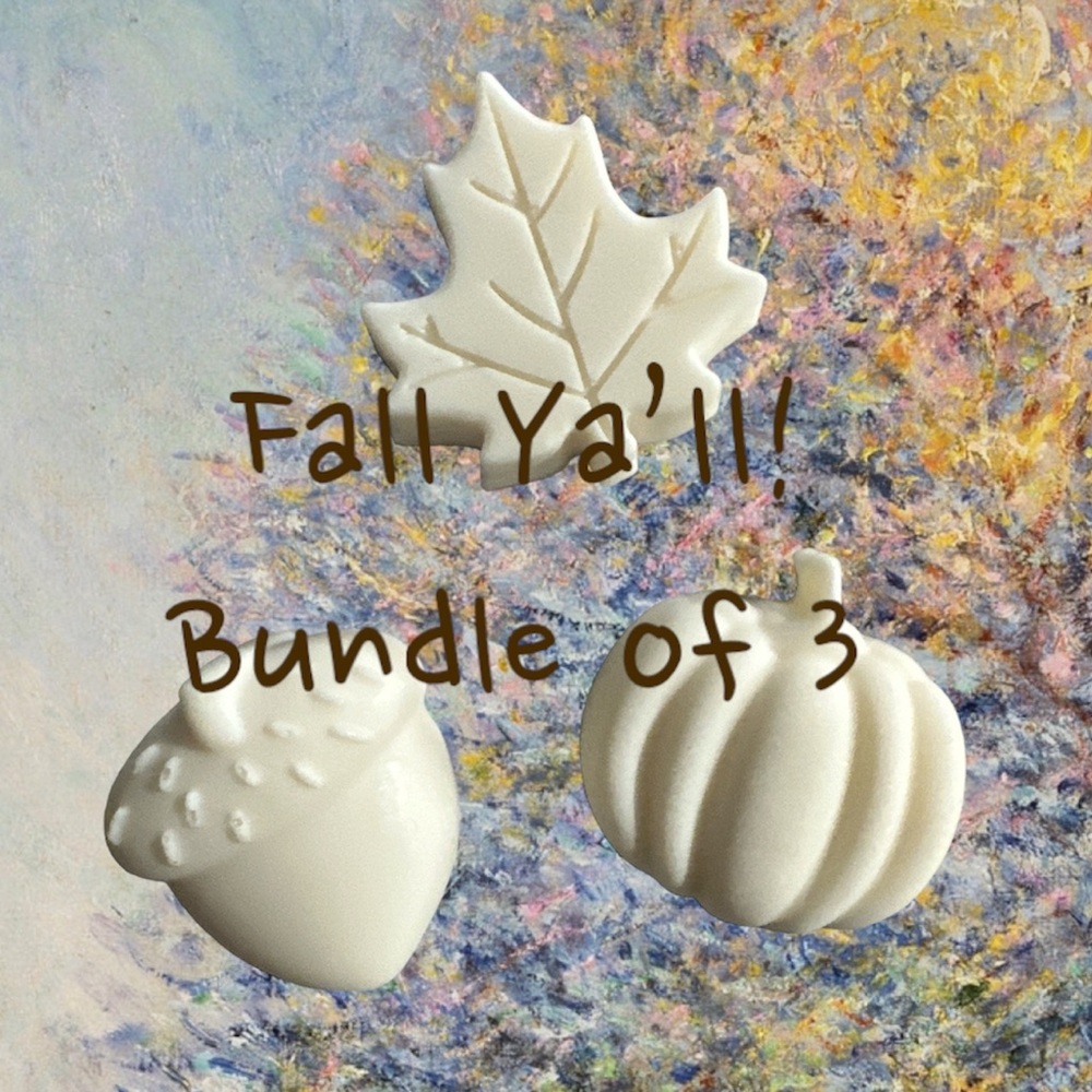 3 Hand Crafted Fall Soap